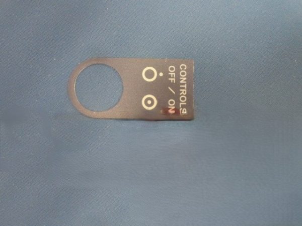 GETINGE 61301608438 Label SW Cont On/Off - 10886