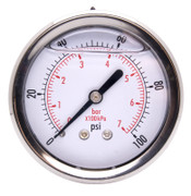 WASHER SOLUTIONS WS11890 Pressure Gauge 1/4