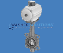 BETTERBUILT BB6300 Power Ram Butterfly Valve w/Pneumatic Double Acting Actuator 3