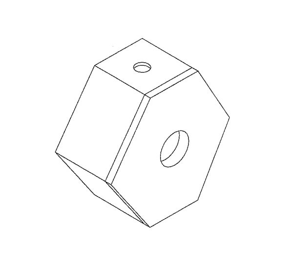 STERIS P117951-417 Nut Diverter Valve Clapet - 2849