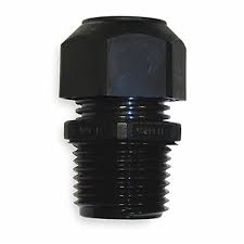 WASHER SOLUTIONS WS6599 Cord Connector Low Profile Black 1/2