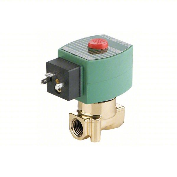 WASHER SOLUTIONS WS6639 Solenoid Valve 1/4" 120/60VAC Din Coil - 6639