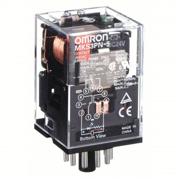 WASHER SOLUTIONS WS6692 Relay 3PDT 11 Pin 24 VDC - OBSOLETE - 6692