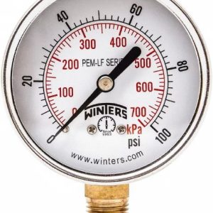 STERIS P117959-340 Water Pressure Gauge 1/4