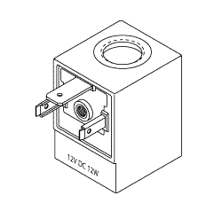 TUTTNAUER 01810905 Solenoid Coil 12VDC 12W - 12329