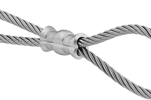 WASHER SOLUTIONS WS12749 Wire Rope Compression Sleeve 3/32